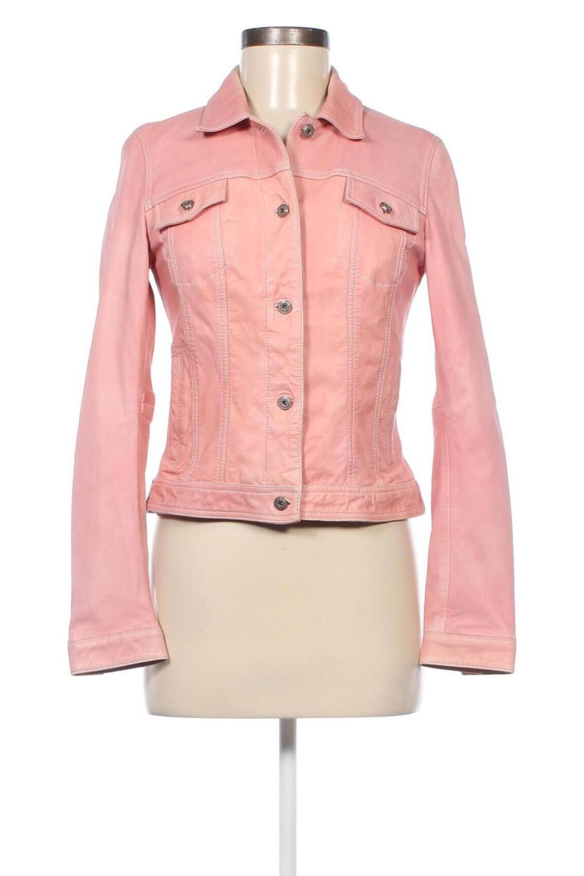 Γυναικείο δερμάτινο μπουφάν Milestone, Μέγεθος S, Χρώμα Ρόζ , Τιμή 99,59 €