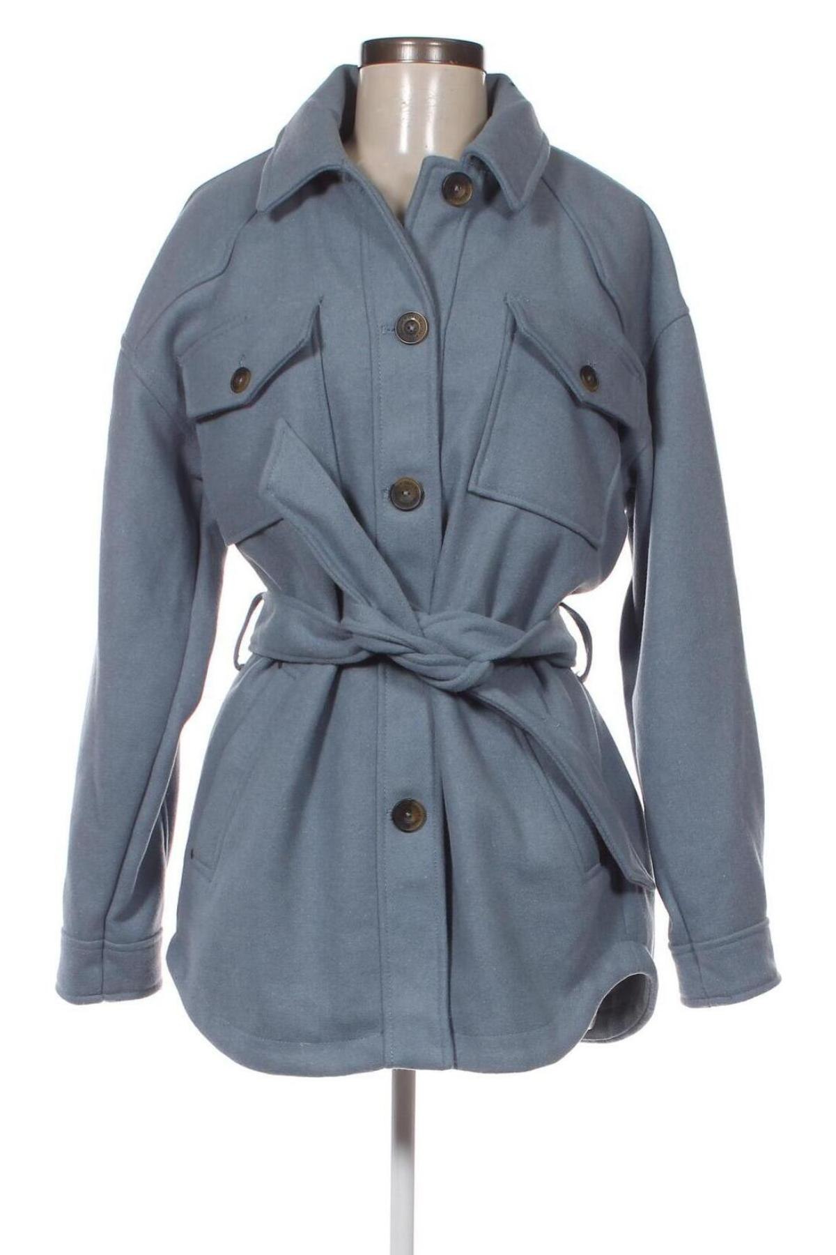Γυναικείο παλτό Dreimaster, Μέγεθος M, Χρώμα Μπλέ, Τιμή 71,62 €