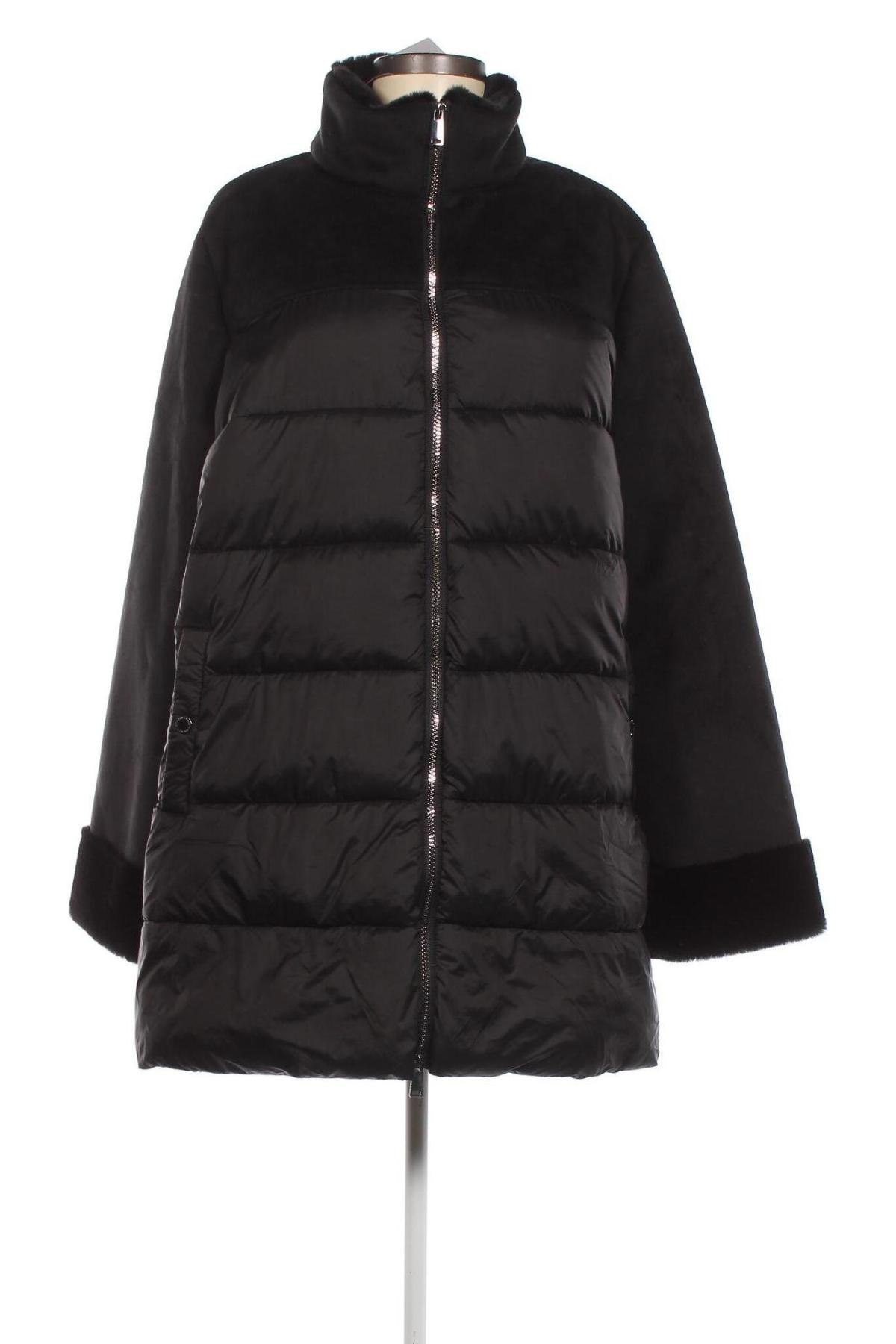 Γυναικείο παλτό Fiorella Rubino, Μέγεθος XL, Χρώμα Μαύρο, Τιμή 118,30 €