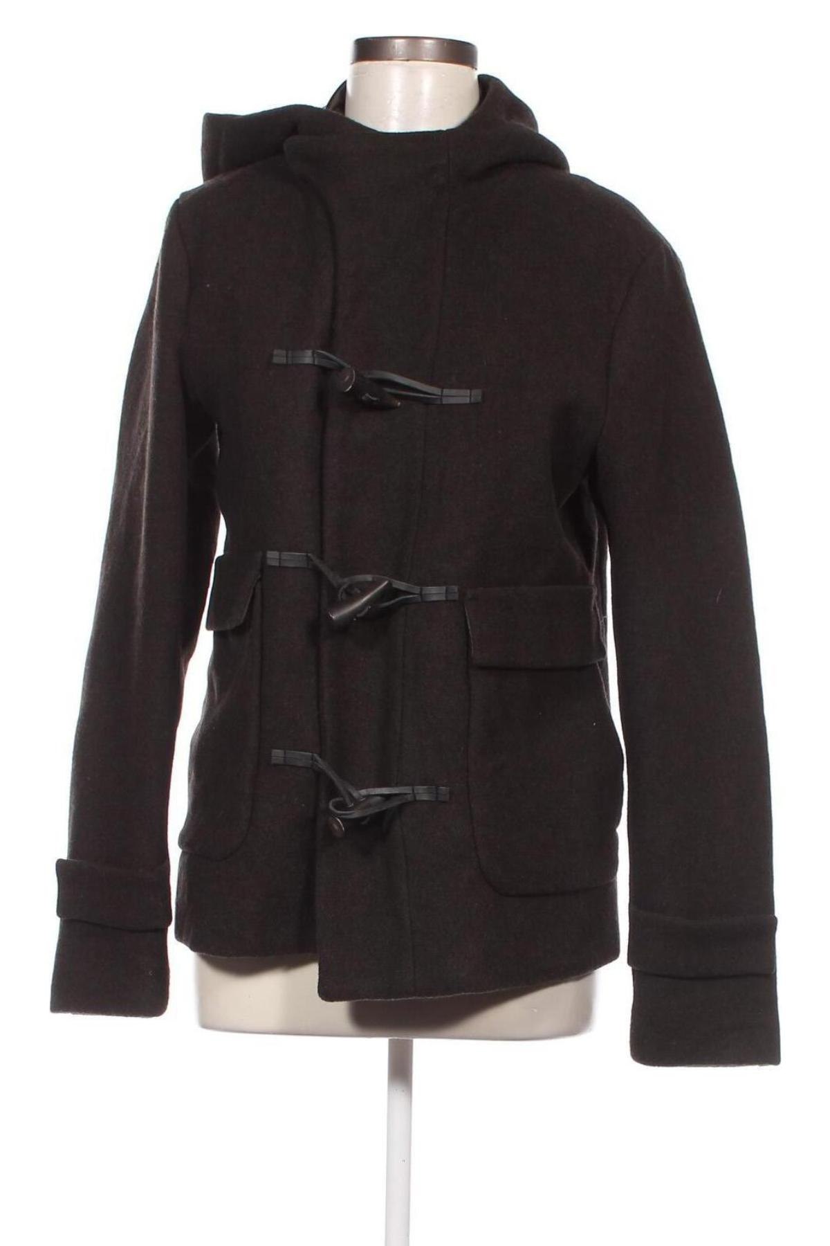 Дамско палто Global Work, Размер M, Цвят Черен, Цена 6,59 лв.