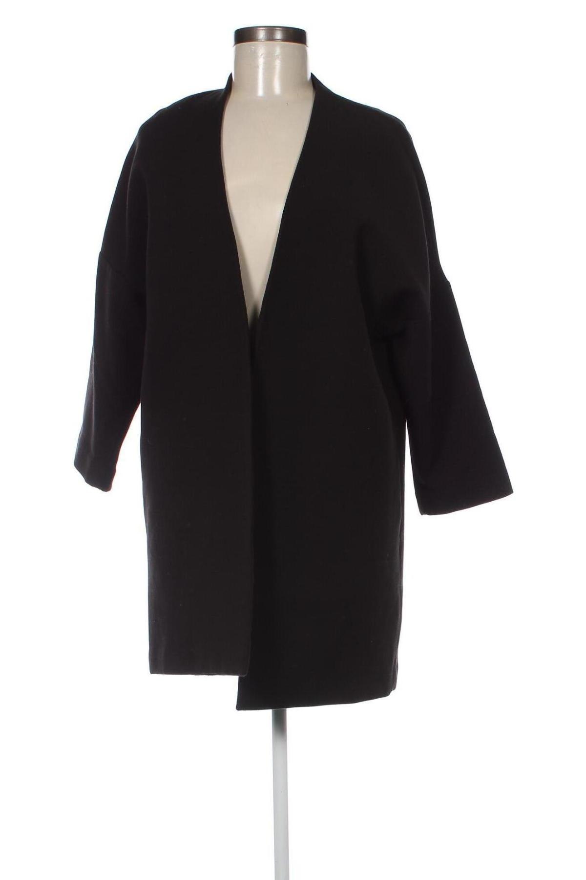 Dámský kabát  H&M, Velikost XS, Barva Černá, Cena  810,00 Kč