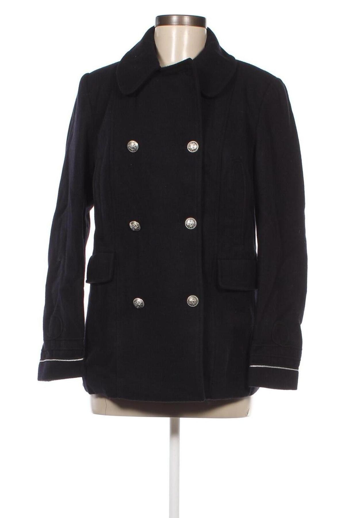 Дамско палто Naf Naf, Размер M, Цвят Черен, Цена 49,95 лв.