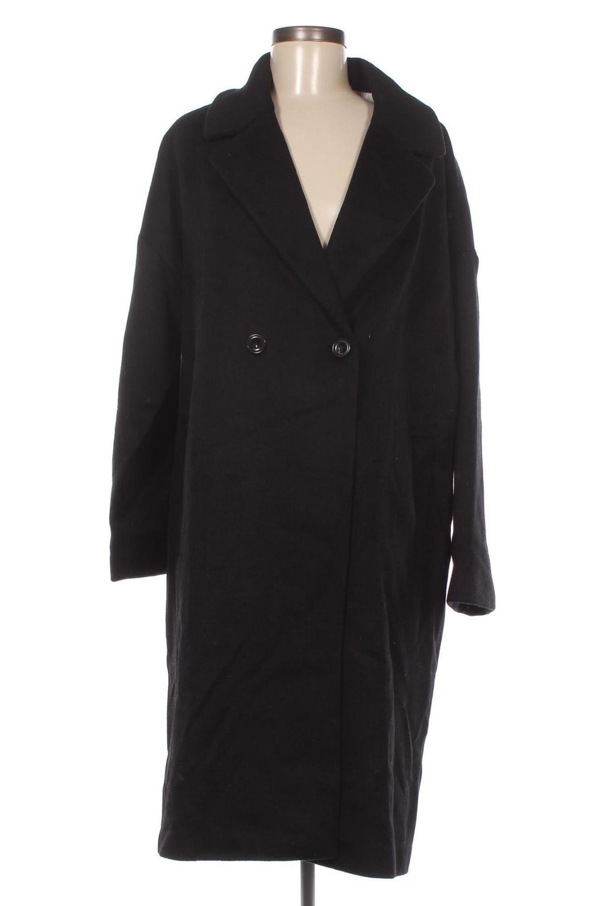 Γυναικείο παλτό Noa Noa, Μέγεθος L, Χρώμα Μαύρο, Τιμή 126,03 €