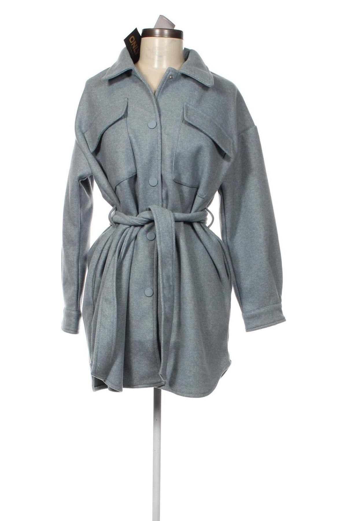 Γυναικείο παλτό ONLY, Μέγεθος S, Χρώμα Μπλέ, Τιμή 25,95 €