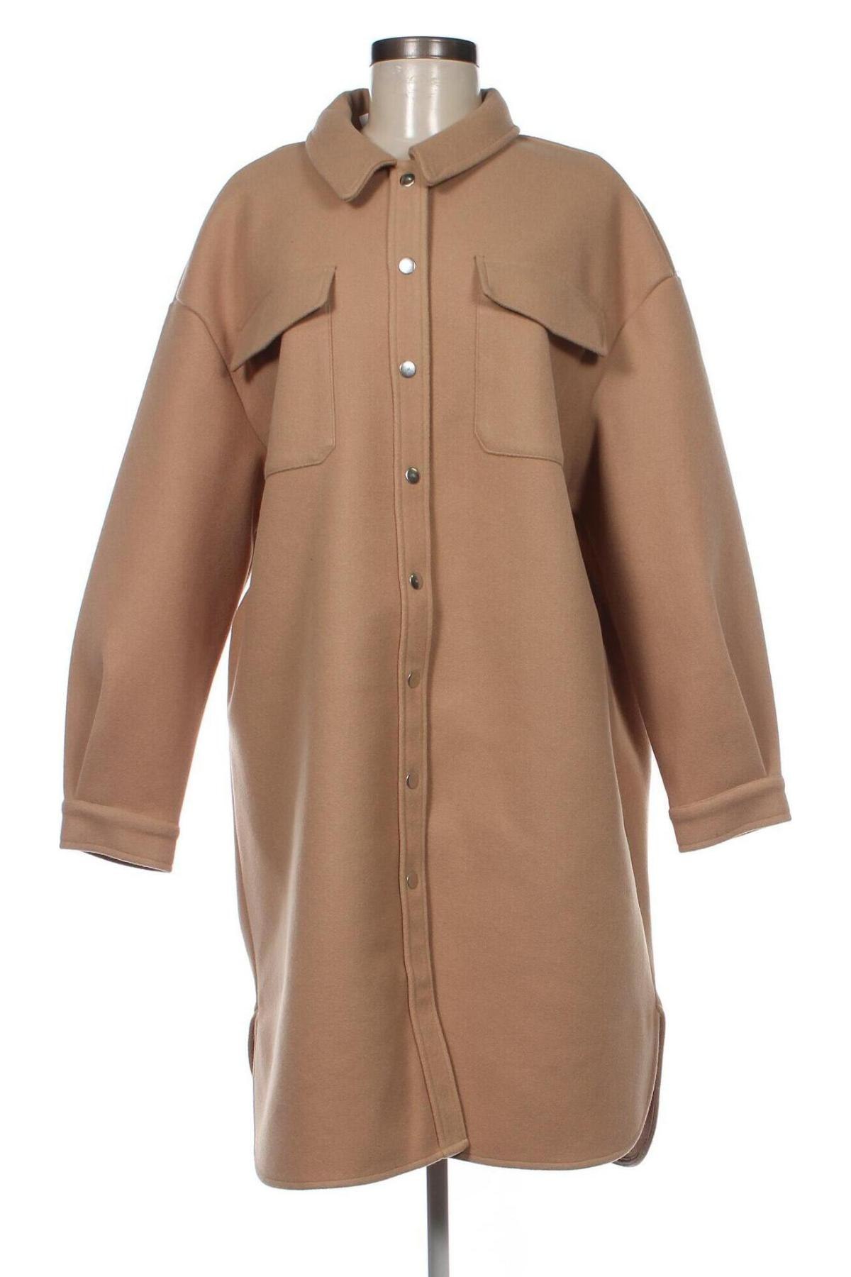 Дамско палто ONLY, Размер L, Цвят Кафяв, Цена 30,52 лв.