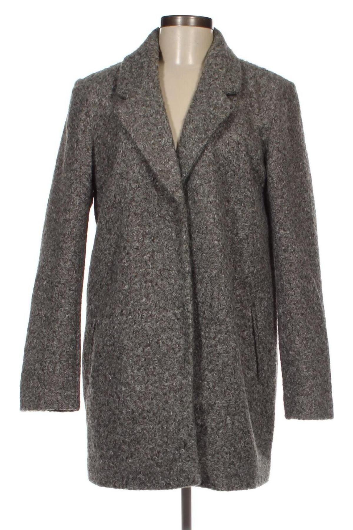 Γυναικείο παλτό VILA, Μέγεθος M, Χρώμα Γκρί, Τιμή 9,93 €