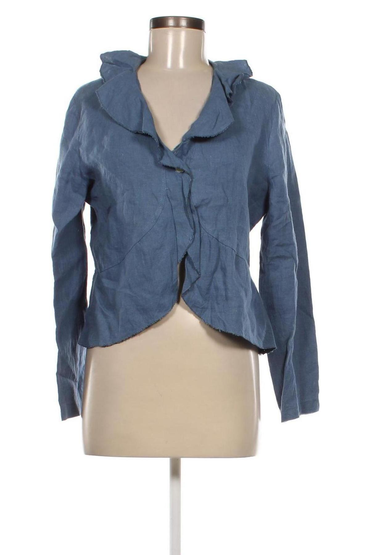 Γυναικείο σακάκι Eva Tralala, Μέγεθος S, Χρώμα Μπλέ, Τιμή 8,88 €