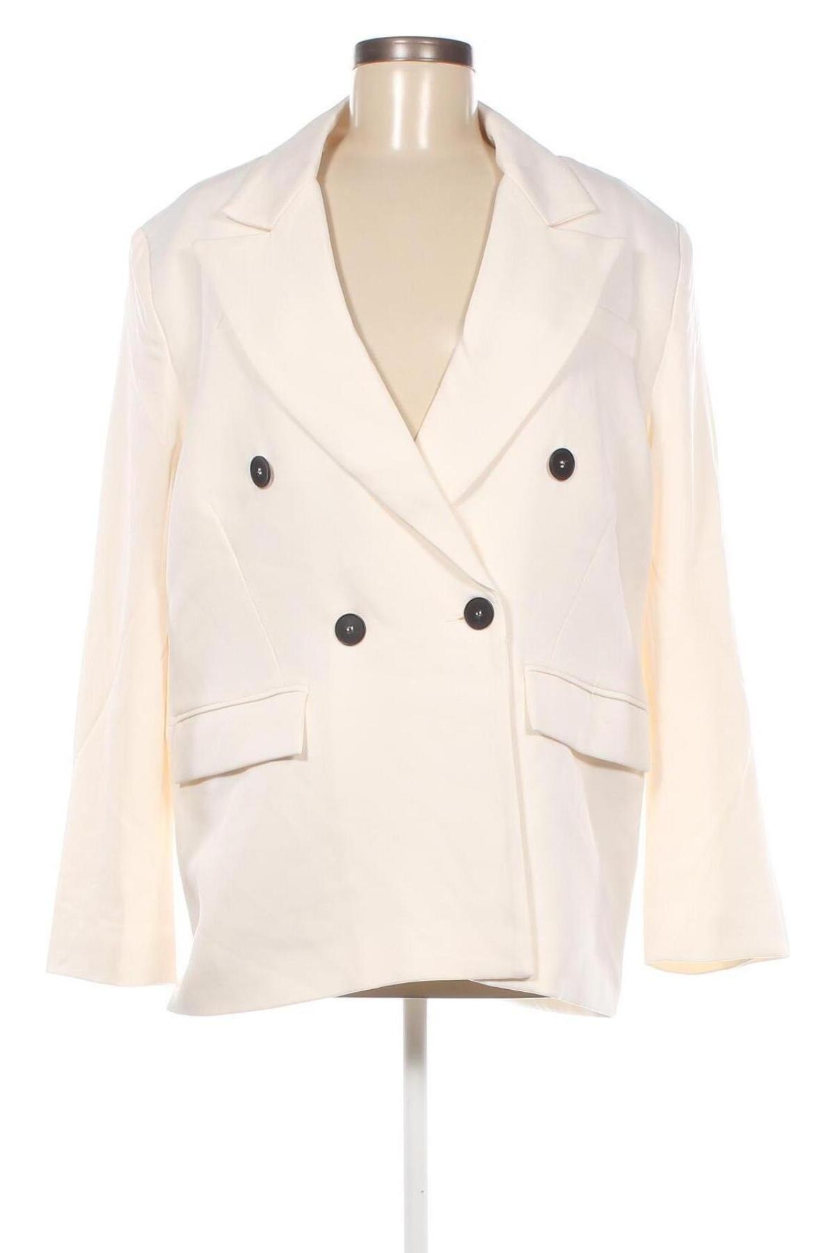 Дамско сако NA-KD, Размер S, Цвят Бял, Цена 43,86 лв.
