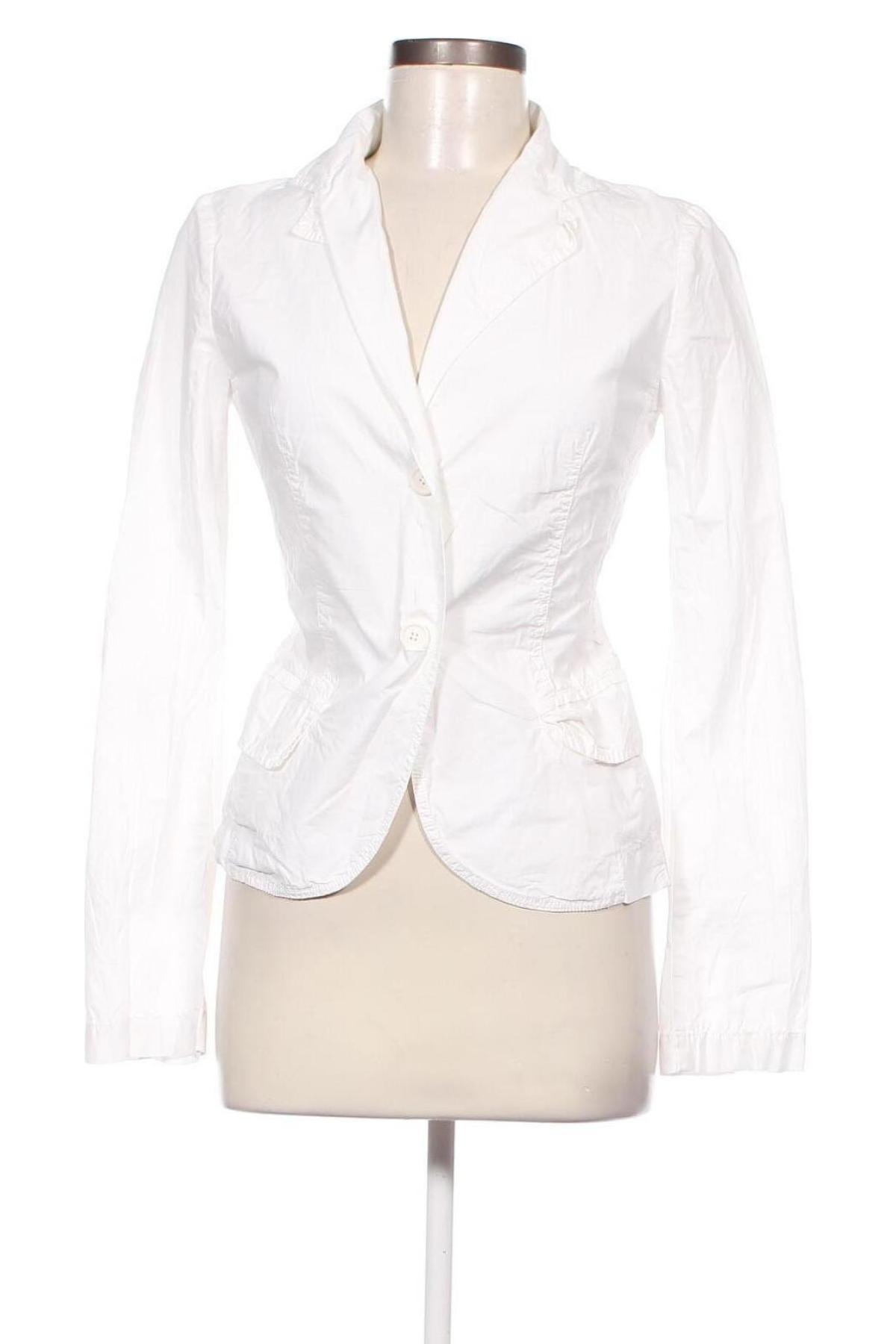 Γυναικείο σακάκι Patrizia Pepe, Μέγεθος S, Χρώμα Λευκό, Τιμή 10,30 €