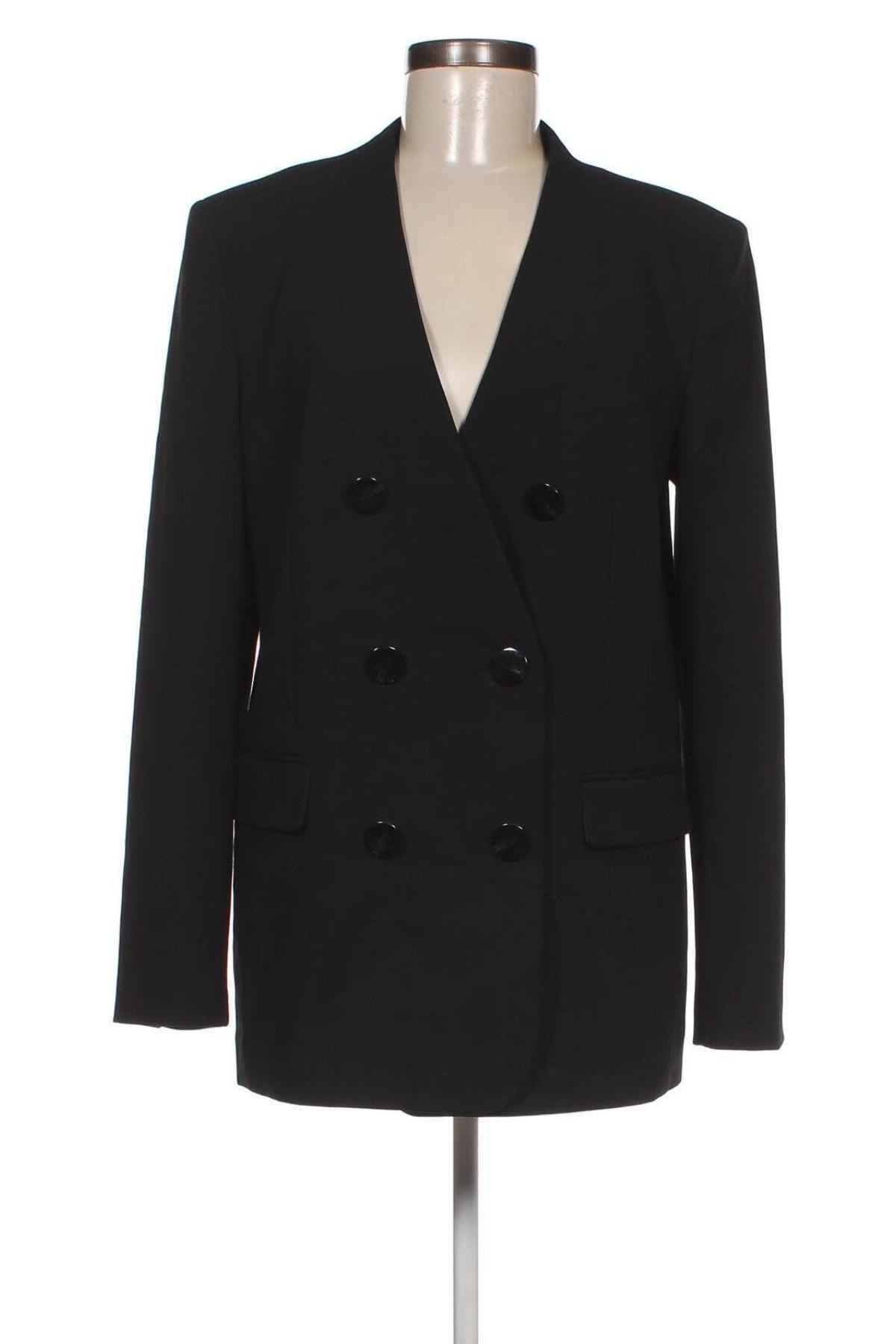 Дамско сако Sisley, Размер XL, Цвят Черен, Цена 241,00 лв.