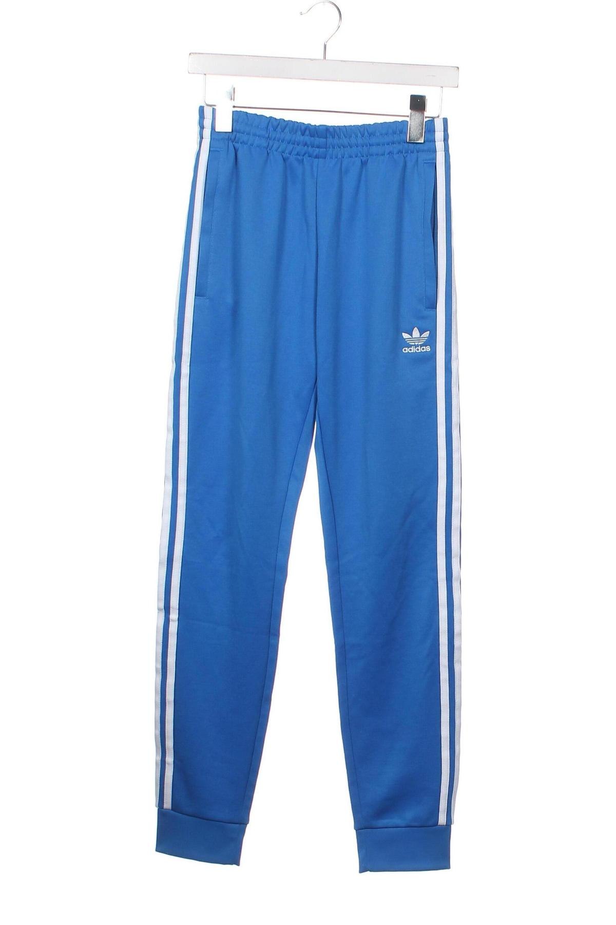 Damskie spodnie sportowe Adidas Originals, Rozmiar XS, Kolor Niebieski, Cena 66,67 zł
