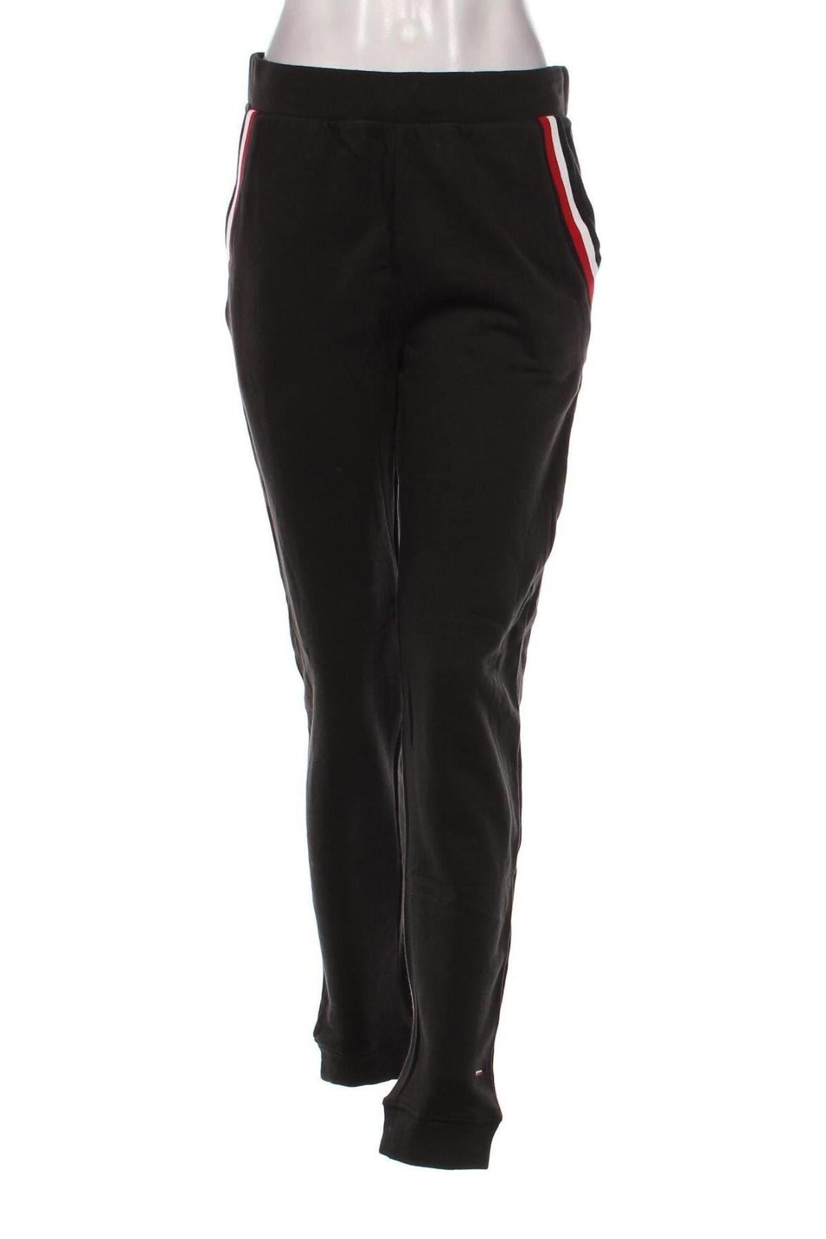 Pantaloni trening de femei Tommy Hilfiger, Mărime S, Culoare Negru, Preț 325,66 Lei