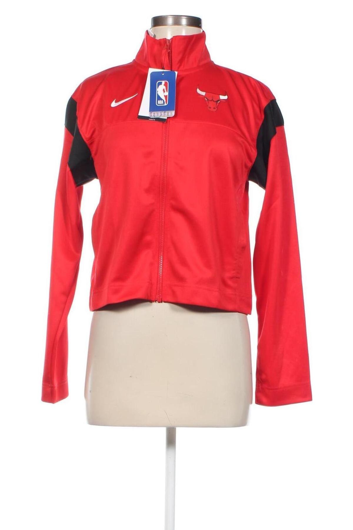 Дамско спортно горнище Nike, Размер XS, Цвят Червен, Цена 102,00 лв.