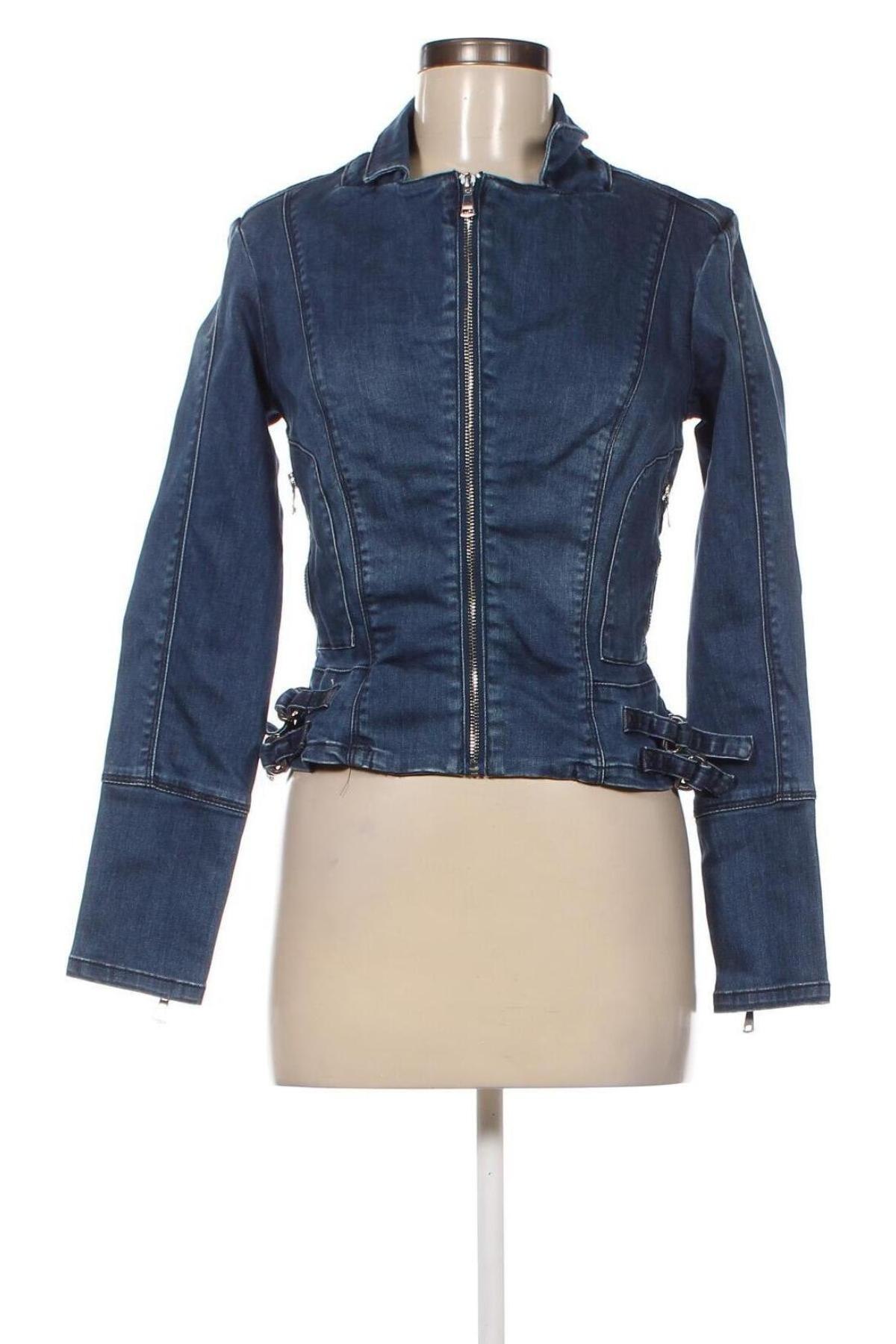 Γυναικείο μπουφάν Bebe, Μέγεθος S, Χρώμα Μπλέ, Τιμή 16,63 €