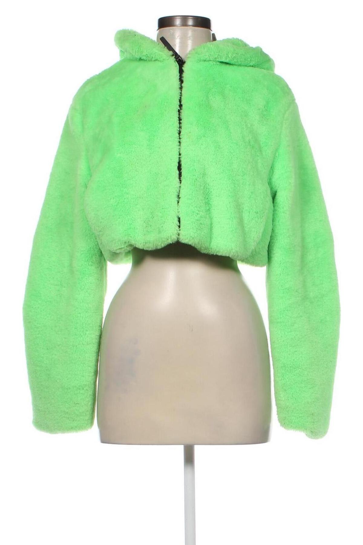 Γυναικείο μπουφάν Bershka, Μέγεθος S, Χρώμα Πράσινο, Τιμή 31,18 €