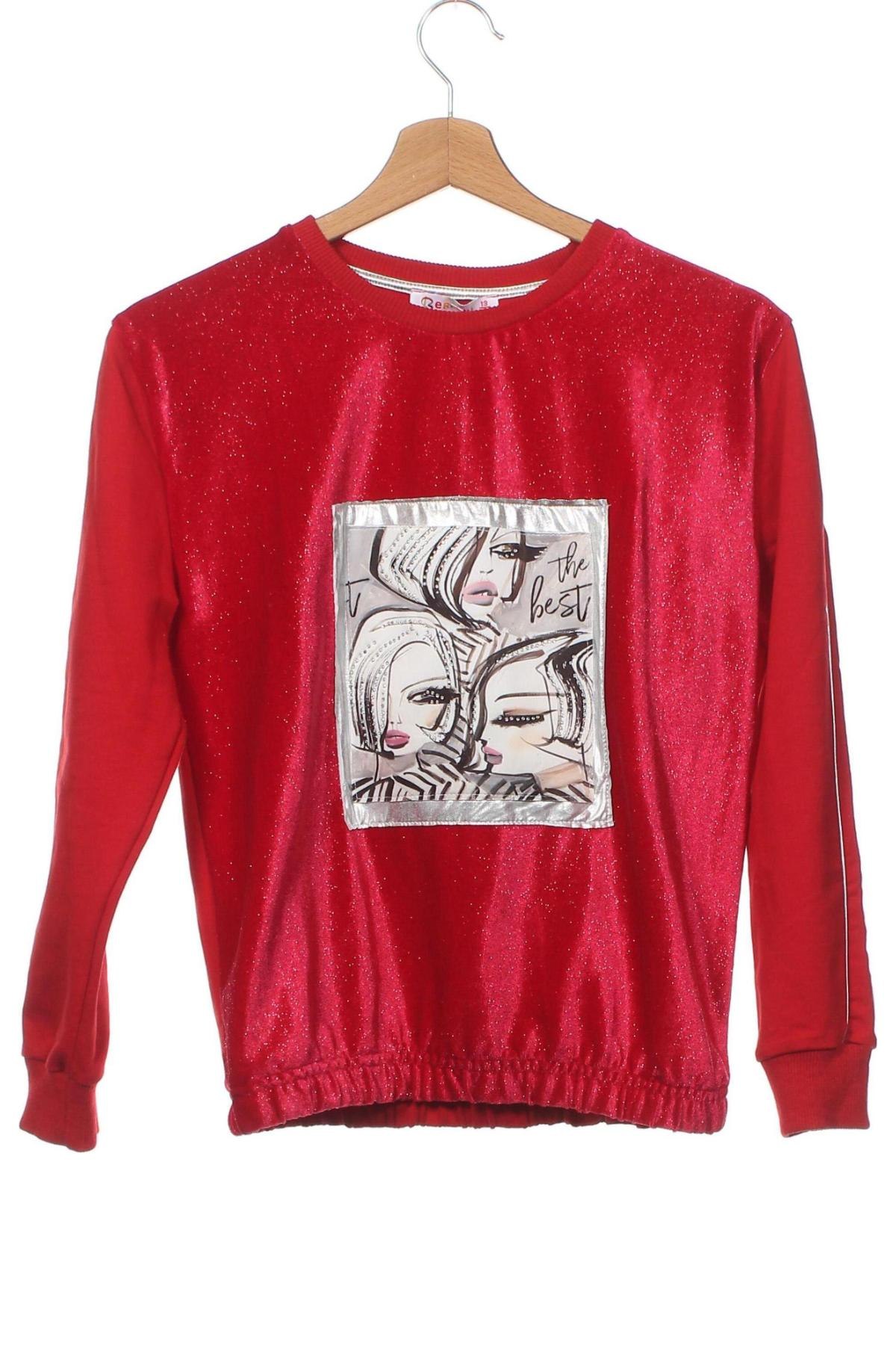 Παιδική μπλούζα, Μέγεθος 11-12y/ 152-158 εκ., Χρώμα Κόκκινο, Τιμή 8,22 €