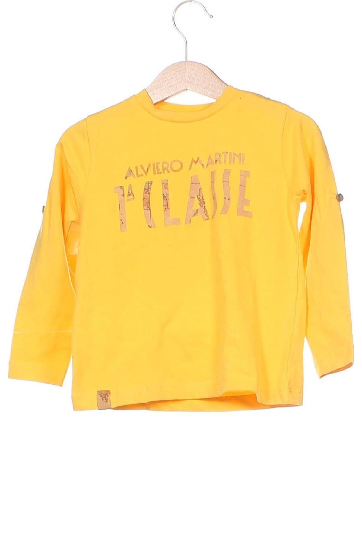 Kinder Shirt Alviero Martini 1a Classe, Größe 18-24m/ 86-98 cm, Farbe Gelb, Preis 9,34 €