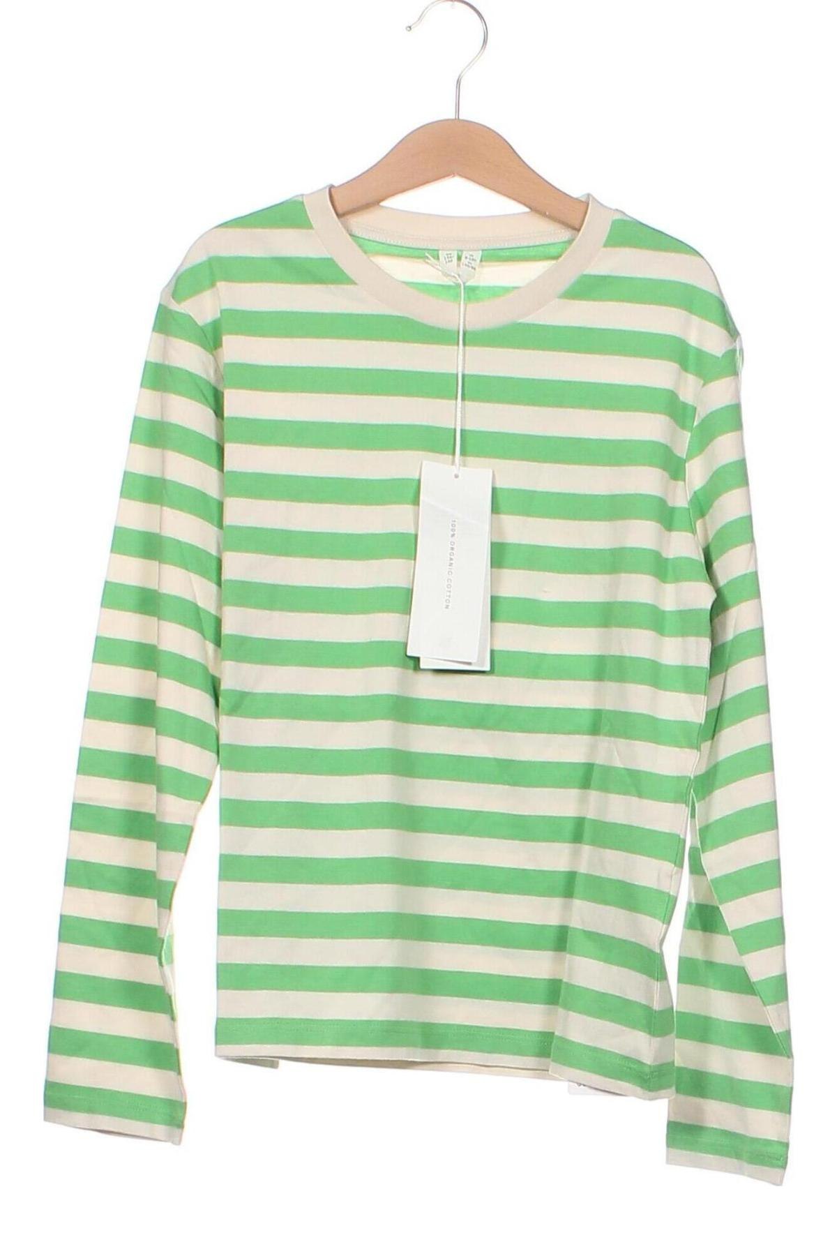 Детска блуза Arket, Размер 8-9y/ 134-140 см, Цвят Зелен, Цена 79,00 лв.