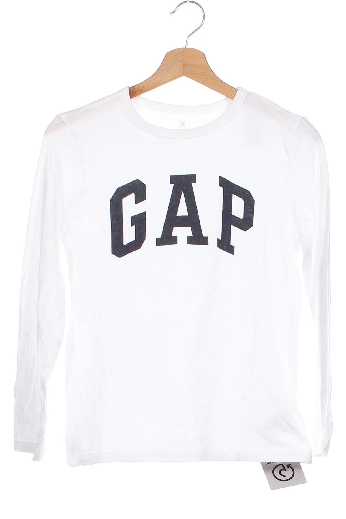 Детска блуза Gap, Размер 9-10y/ 140-146 см, Цвят Бял, Цена 49,00 лв.
