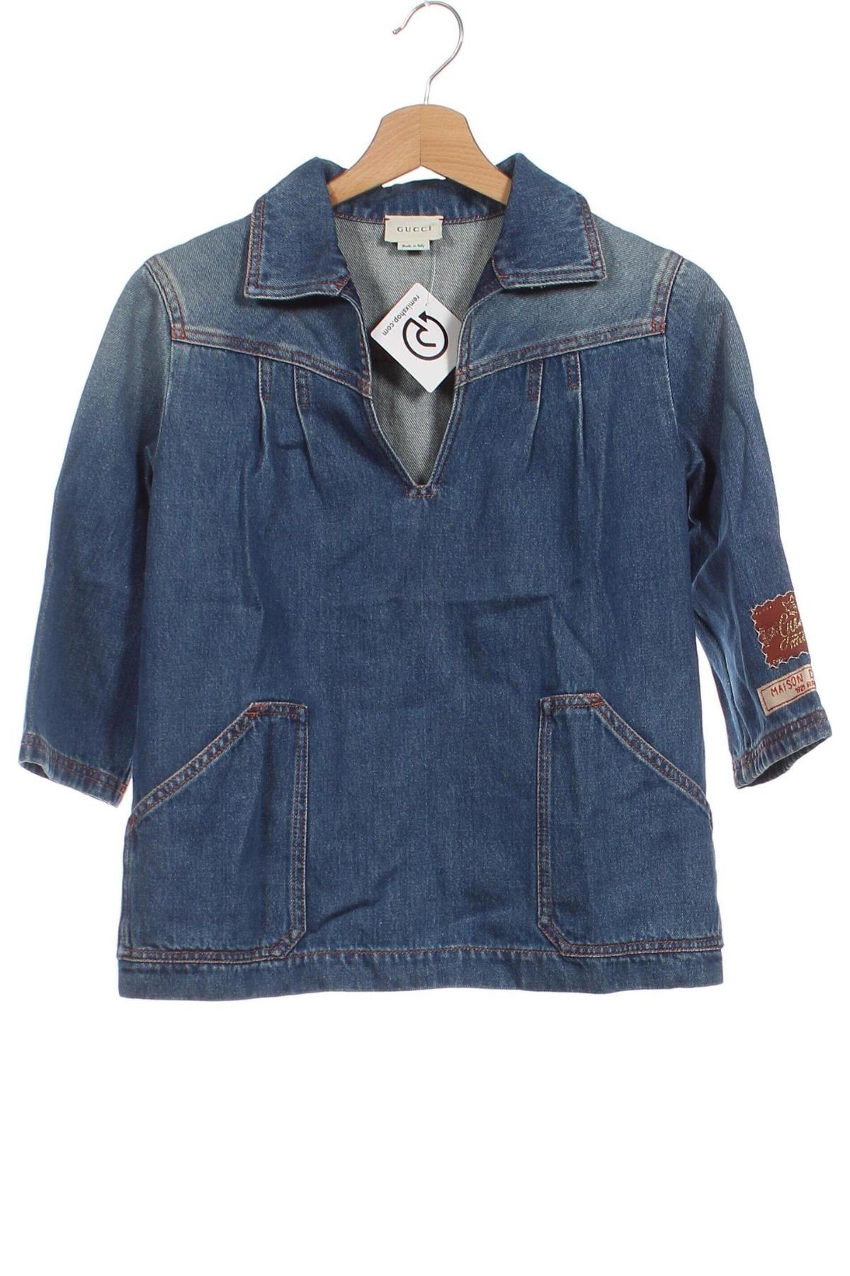 Kinder Shirt Gucci, Größe 8-9y/ 134-140 cm, Farbe Blau, Preis € 76,19