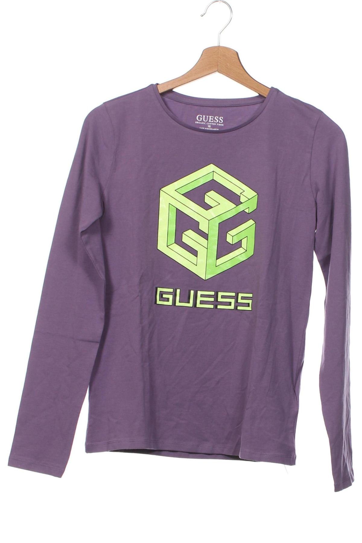 Детска блуза Guess, Размер 15-18y/ 170-176 см, Цвят Лилав, Цена 92,00 лв.