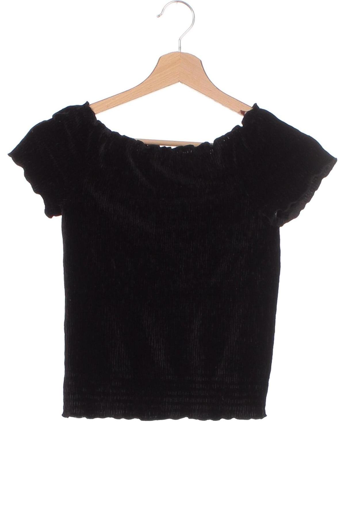Детска блуза KappAhl, Размер 10-11y/ 146-152 см, Цвят Черен, Цена 5,94 лв.