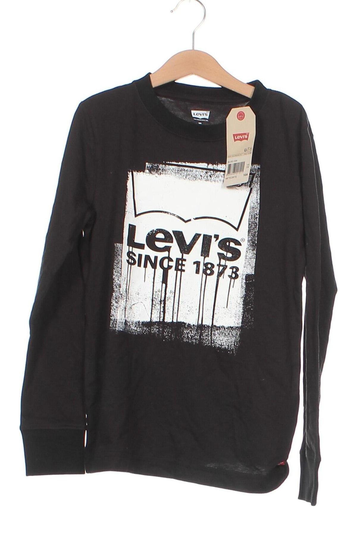 Bluză pentru copii Levi's, Mărime 9-10y/ 140-146 cm, Culoare Negru, Preț 154,58 Lei