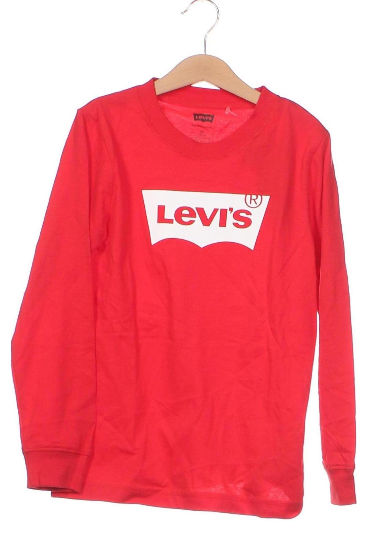 Kinder Shirt Levi's, Größe 7-8y/ 128-134 cm, Farbe Rot, Preis 45,88 €