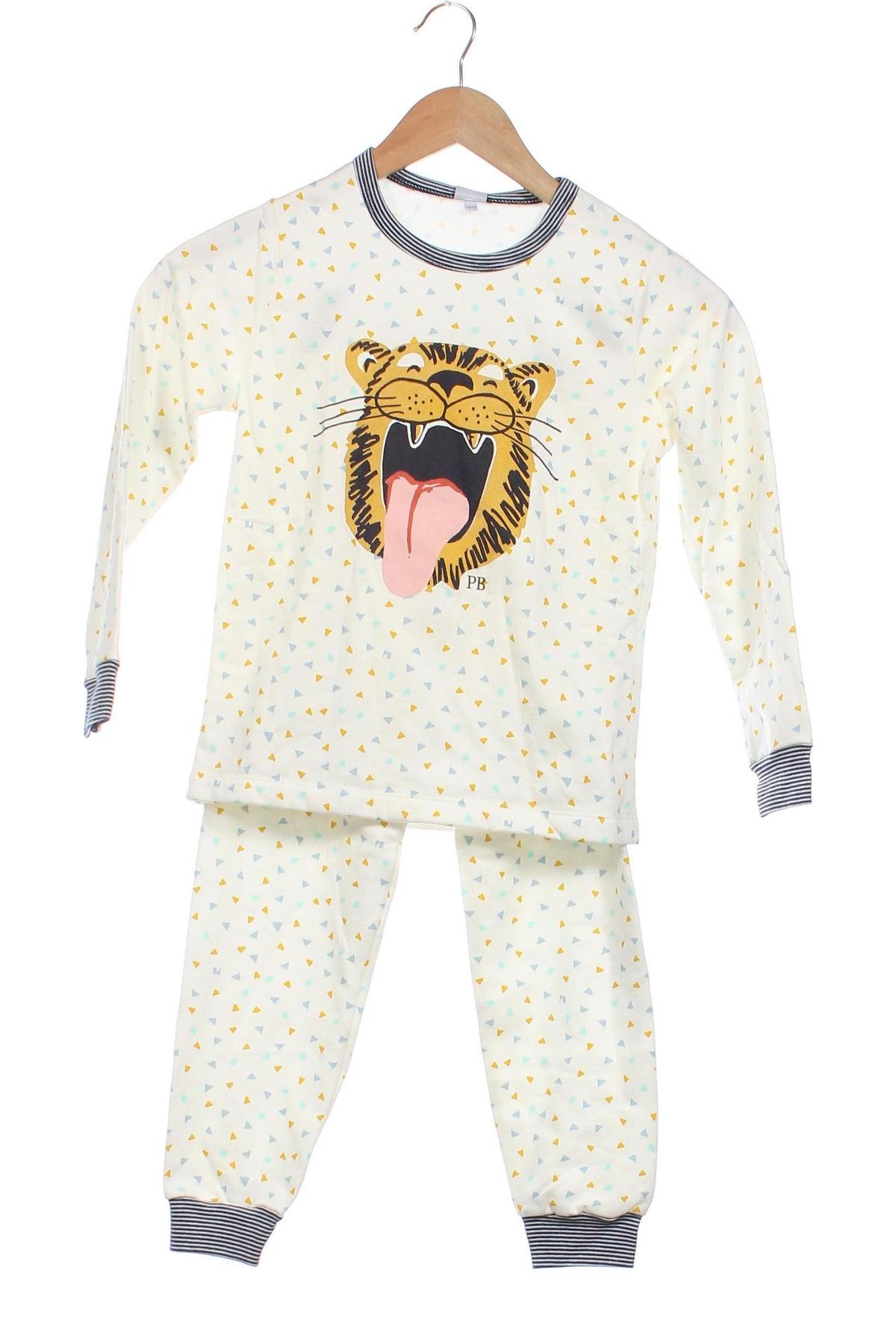 Kinder Pyjama  Petit Bateau, Größe 7-8y/ 128-134 cm, Farbe Weiß, Preis 40,72 €