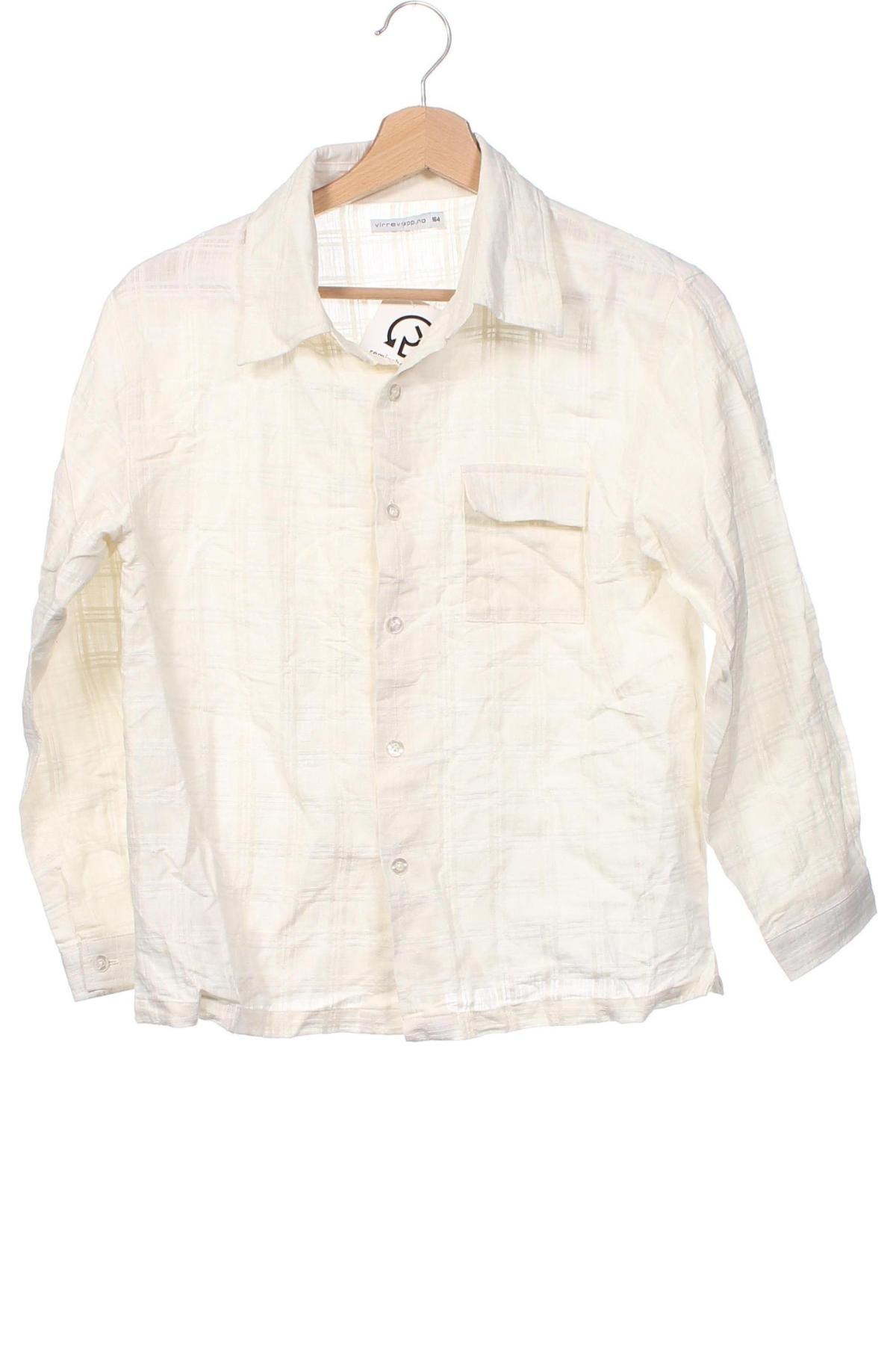 Παιδικό πουκάμισο, Μέγεθος 12-13y/ 158-164 εκ., Χρώμα Εκρού, Τιμή 14,85 €