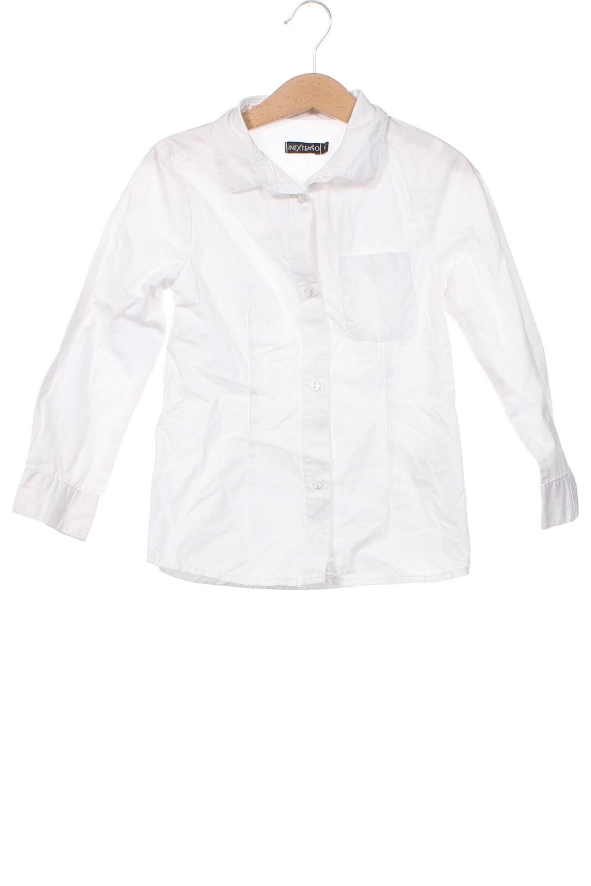 Kinderhemd, Größe 5-6y/ 116-122 cm, Farbe Weiß, Preis 8,62 €