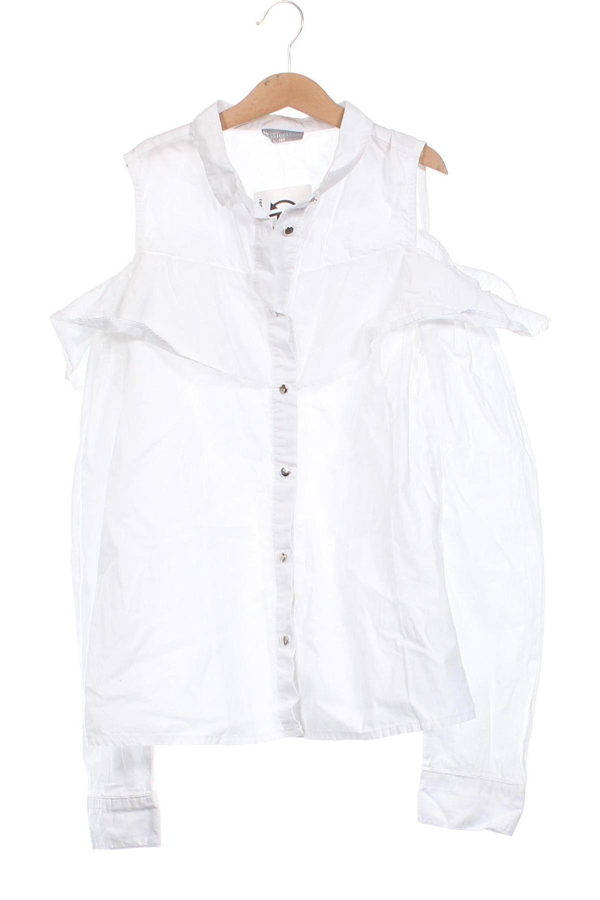 Детска риза, Размер 12-13y/ 158-164 см, Цвят Бял, Цена 32,00 лв.