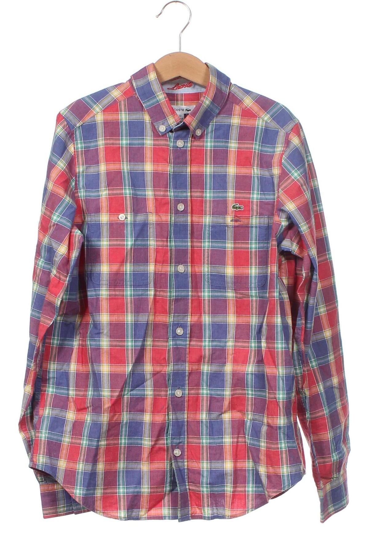 Παιδικό πουκάμισο Lacoste, Μέγεθος 10-11y/ 146-152 εκ., Χρώμα Πολύχρωμο, Τιμή 43,78 €