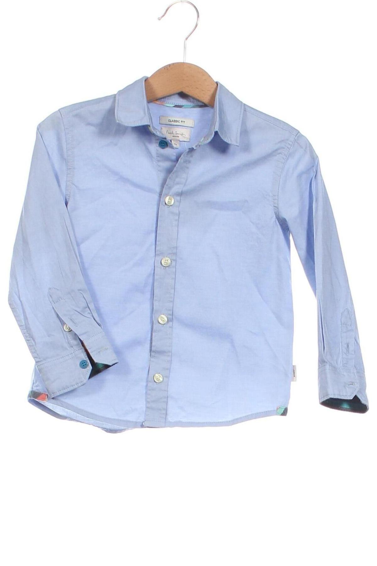 Παιδικό πουκάμισο Paul Smith, Μέγεθος 2-3y/ 98-104 εκ., Χρώμα Μπλέ, Τιμή 13,47 €