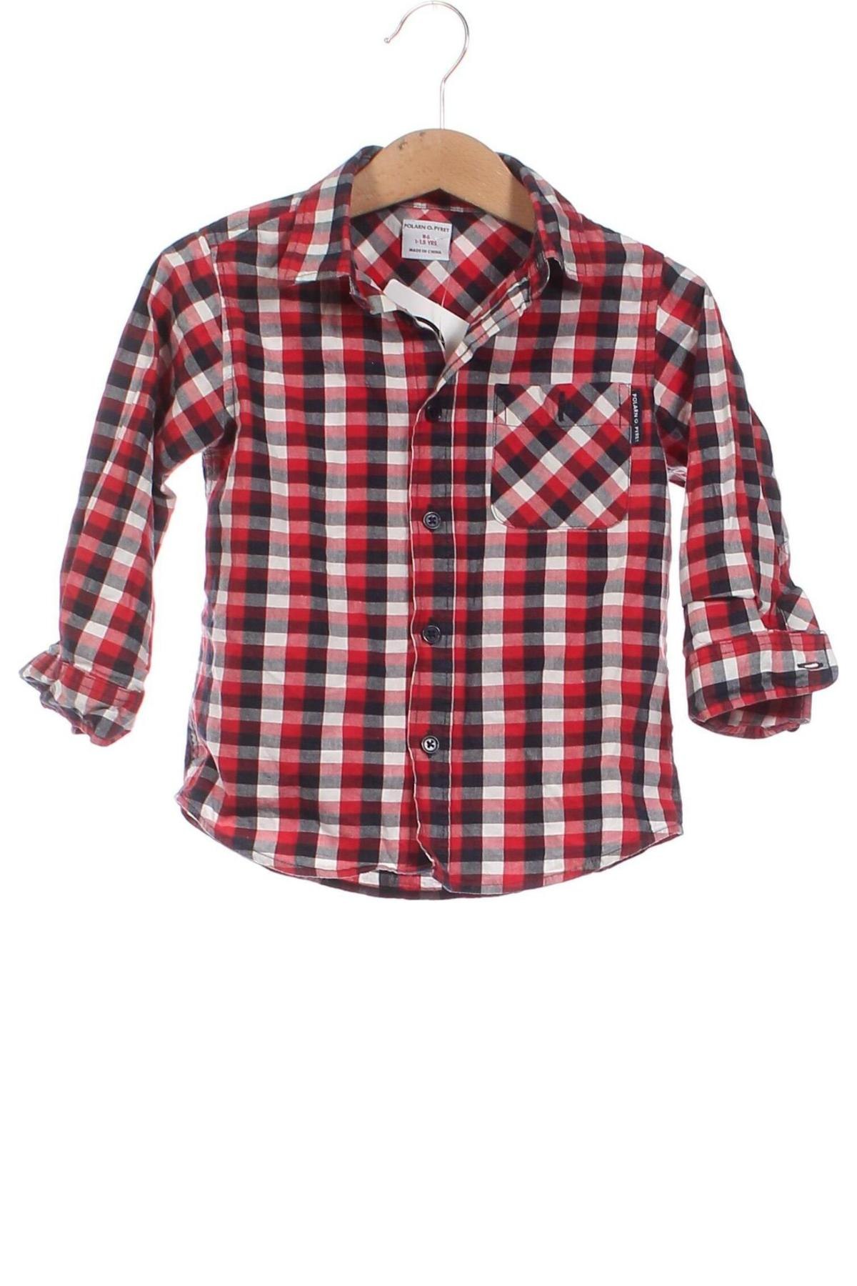 Παιδικό πουκάμισο Polarn O. Pyret, Μέγεθος 18-24m/ 86-98 εκ., Χρώμα Πολύχρωμο, Τιμή 4,12 €