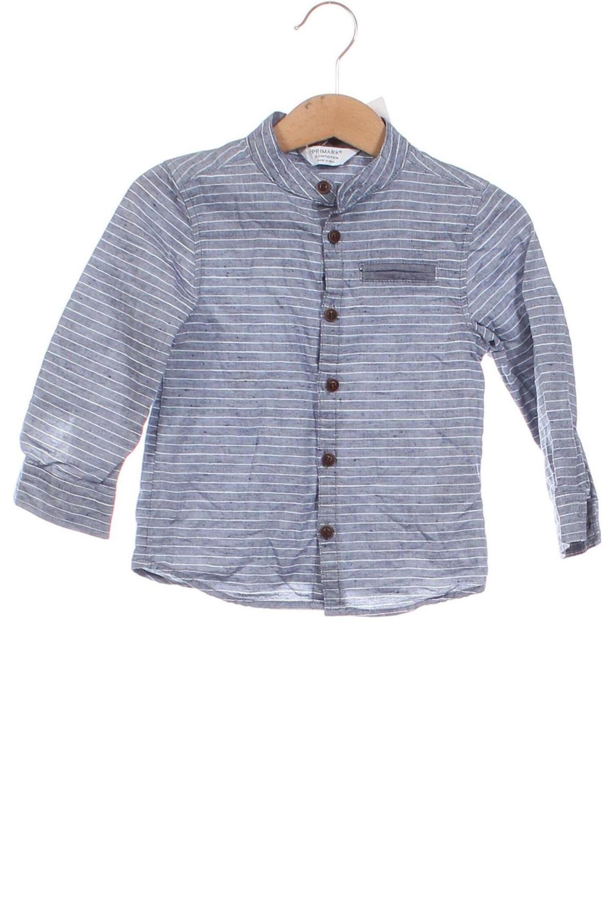 Παιδικό πουκάμισο Primark, Μέγεθος 18-24m/ 86-98 εκ., Χρώμα Μπλέ, Τιμή 8,44 €