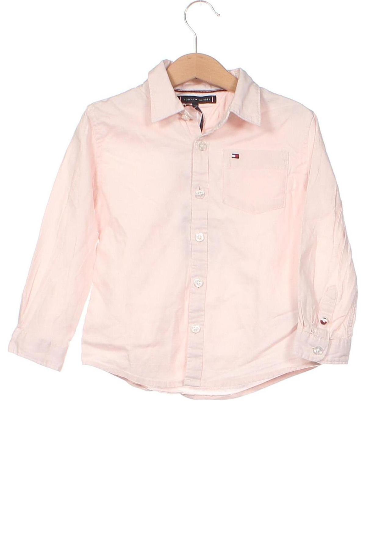 Детска риза Tommy Hilfiger, Размер 3-4y/ 104-110 см, Цвят Розов, Цена 38,13 лв.