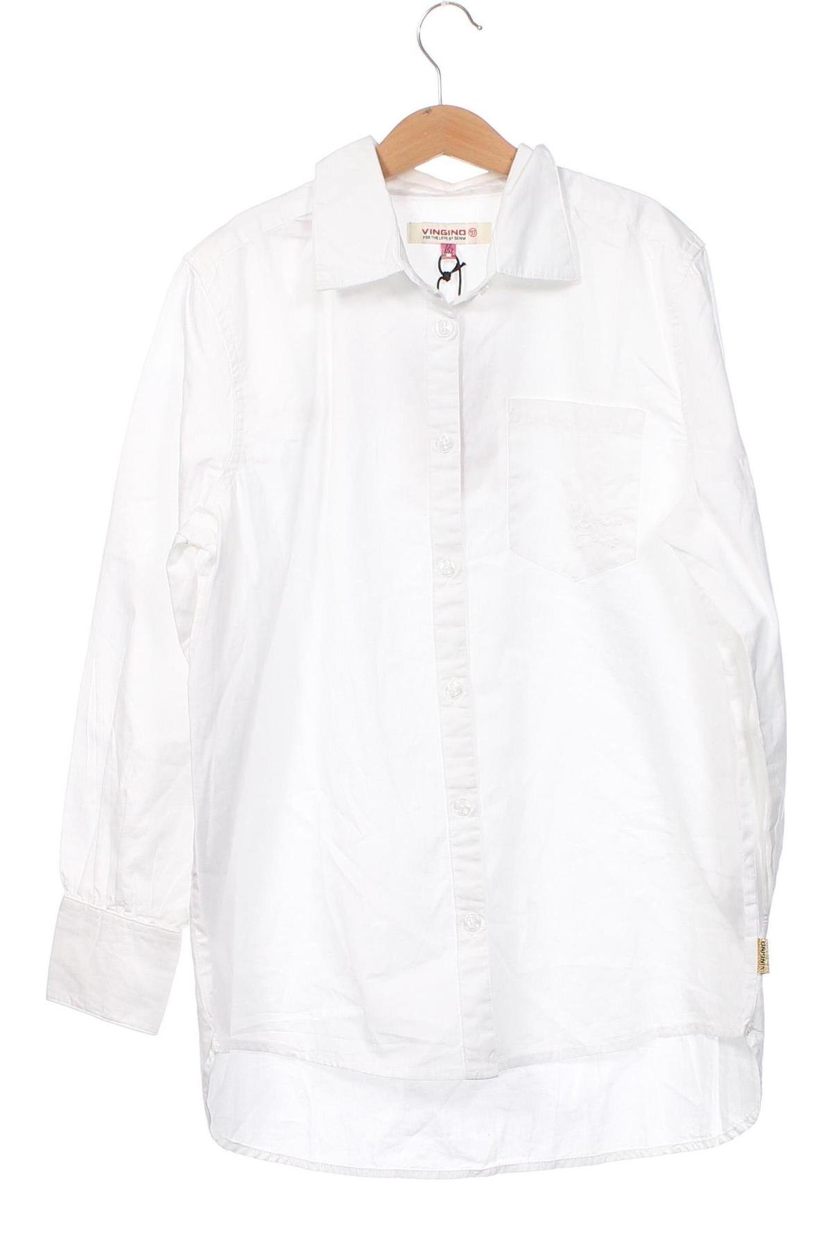 Dětská košile  Vingino, Velikost 11-12y/ 152-158 cm, Barva Bílá, Cena  240,00 Kč