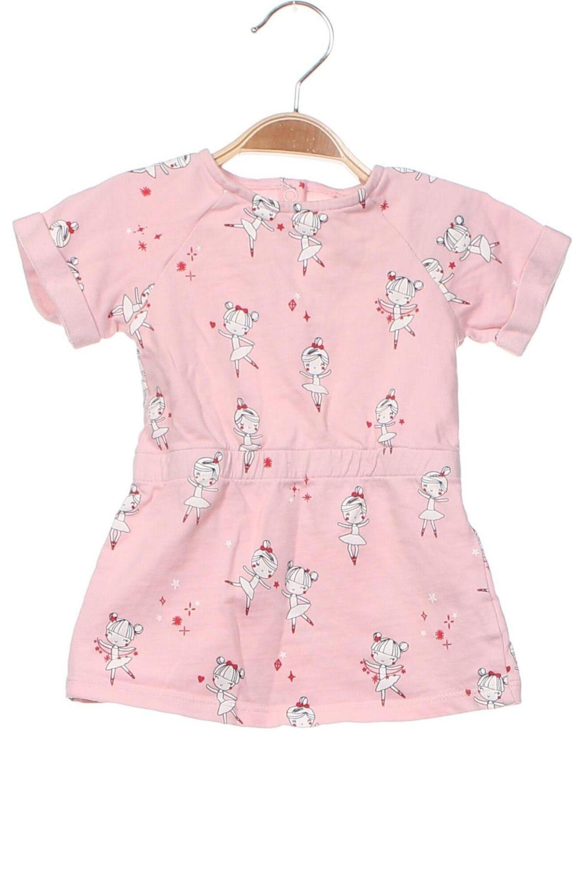 Детска рокля Baby Club, Размер 6-9m/ 68-74 см, Цвят Розов, Цена 28,00 лв.