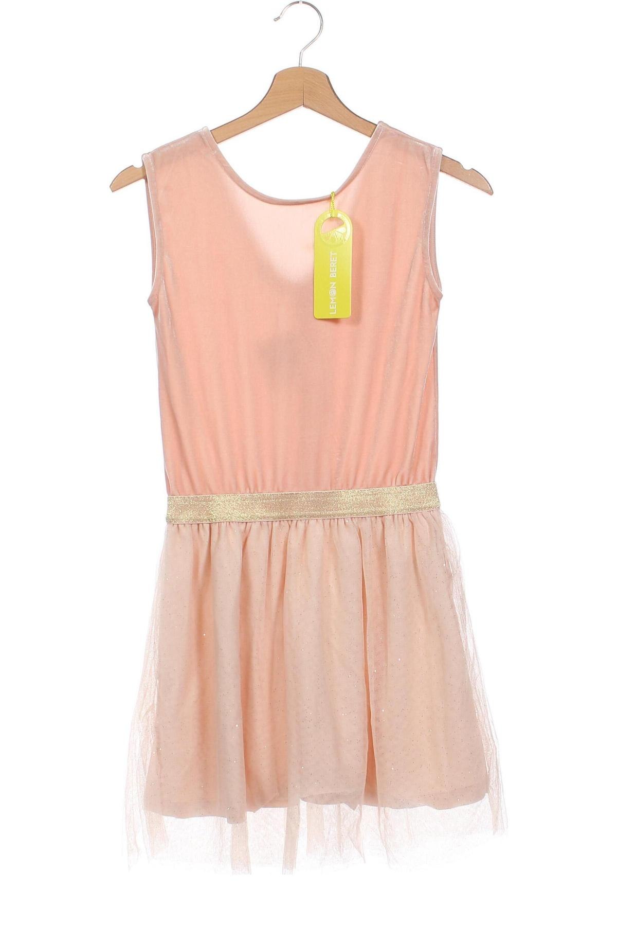Детска рокля Lemon Beret, Размер 11-12y/ 152-158 см, Цвят Розов, Цена 69,00 лв.