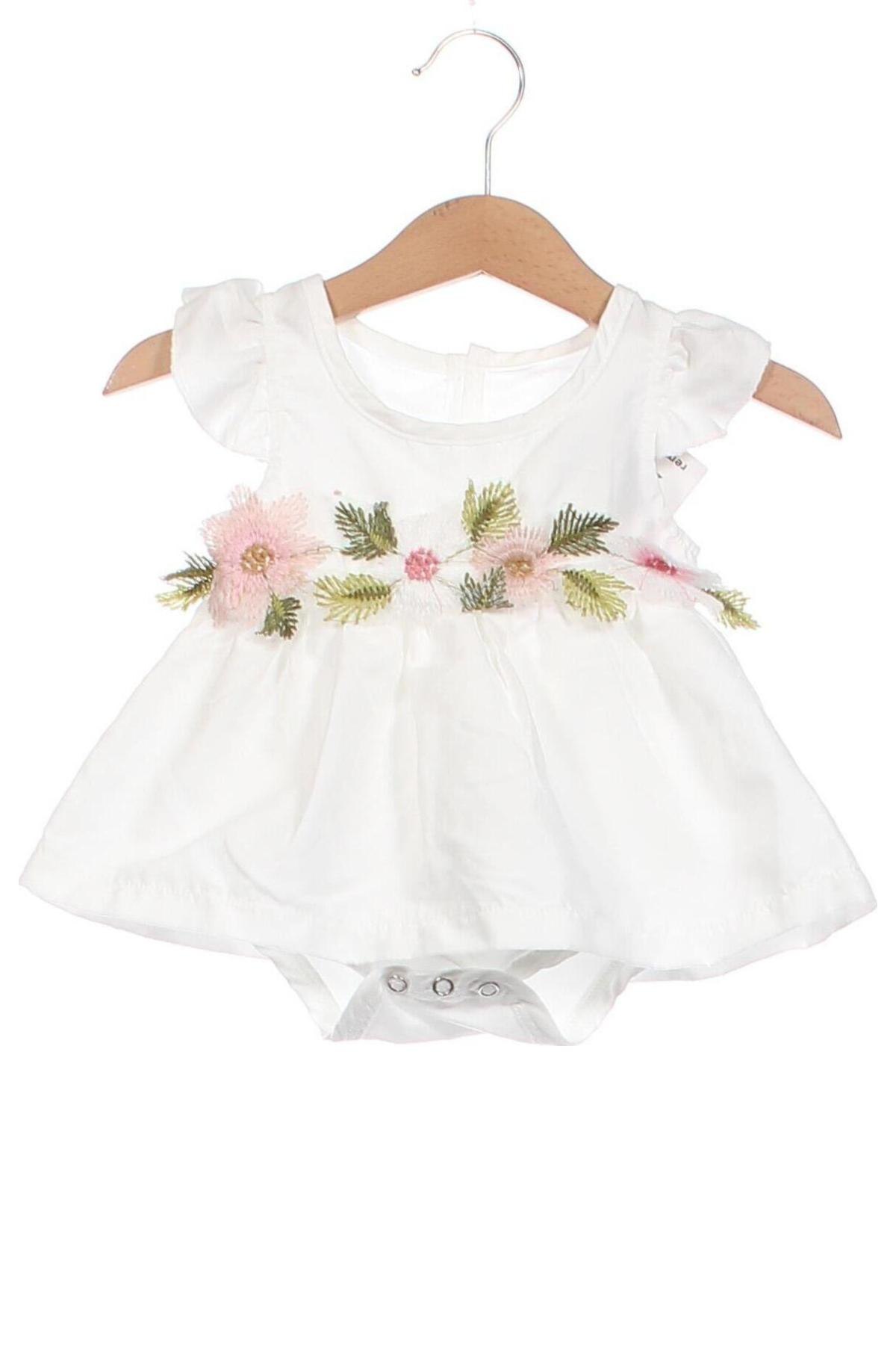 Детска рокля SHEIN, Размер 1-2m/ 50-56 см, Цвят Бял, Цена 23,00 лв.