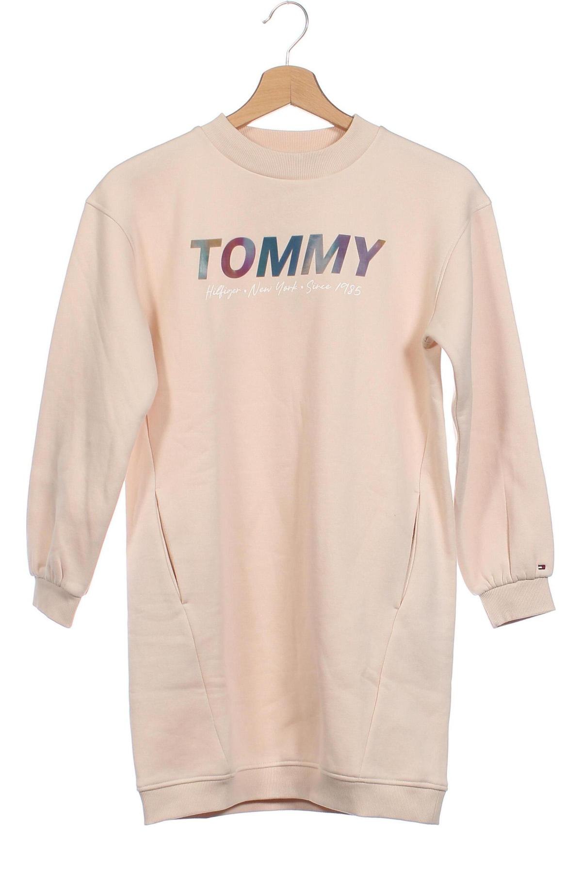 Kinderkleid Tommy Hilfiger, Größe 11-12y/ 152-158 cm, Farbe Beige, Preis 53,14 €