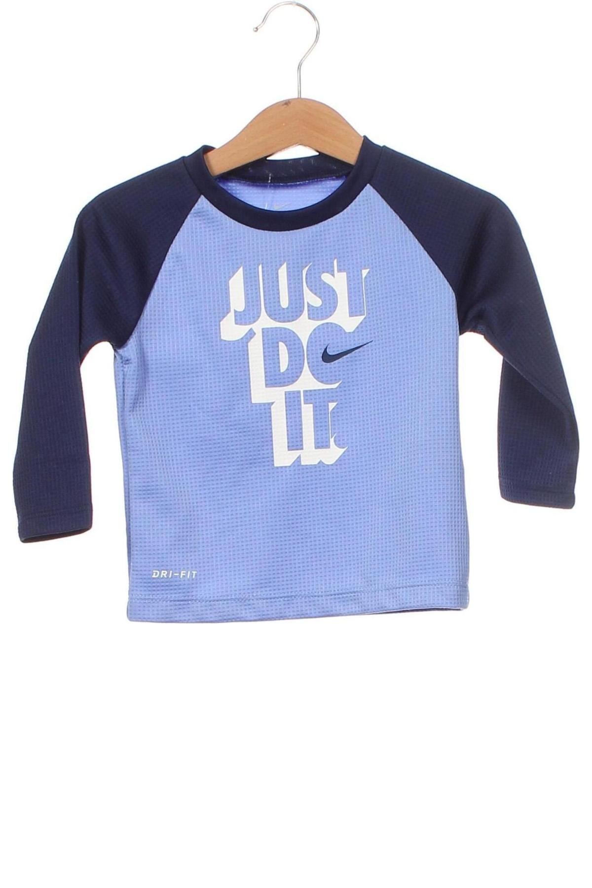 Dziecięca sportowa bluzka Nike, Rozmiar 9-12m/ 74-80 cm, Kolor Niebieski, Cena 49,90 zł