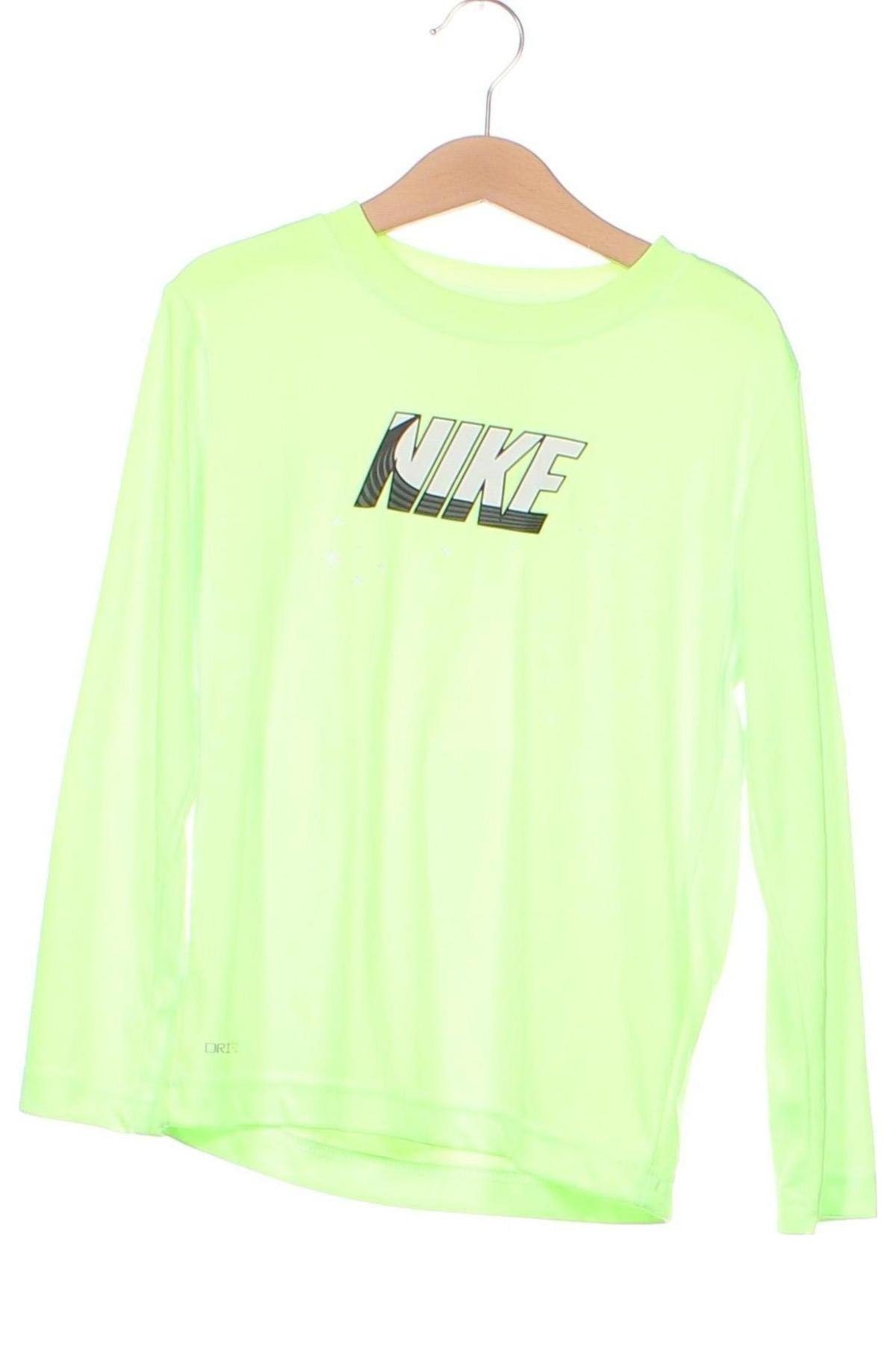 Παιδική μπλούζα αθλητική Nike, Μέγεθος 5-6y/ 116-122 εκ., Χρώμα Πράσινο, Τιμή 40,72 €