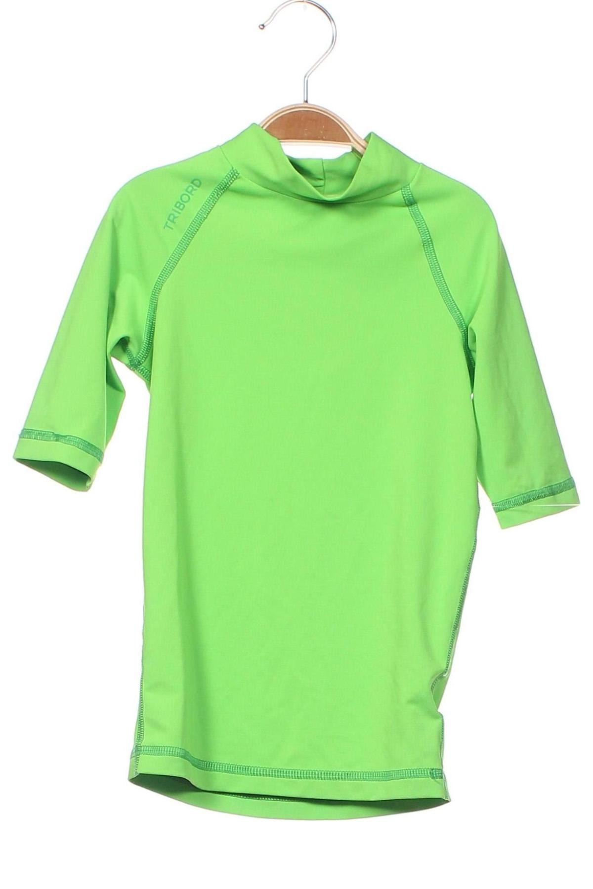 Bluză sport pentru copii Tribord, Mărime 6-7y/ 122-128 cm, Culoare Verde, Preț 54,00 Lei
