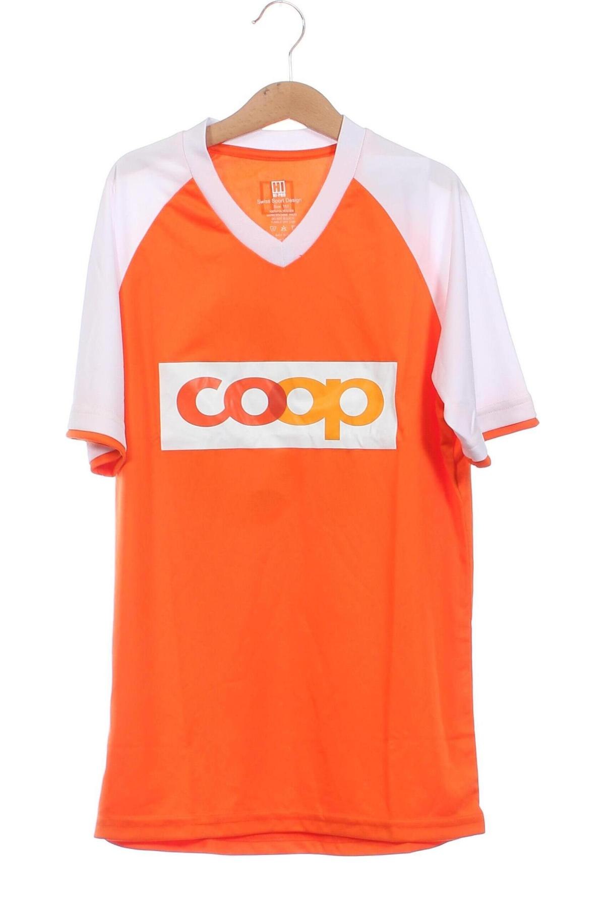 Детска тениска, Размер 10-11y/ 146-152 см, Цвят Оранжев, Цена 9,20 лв.