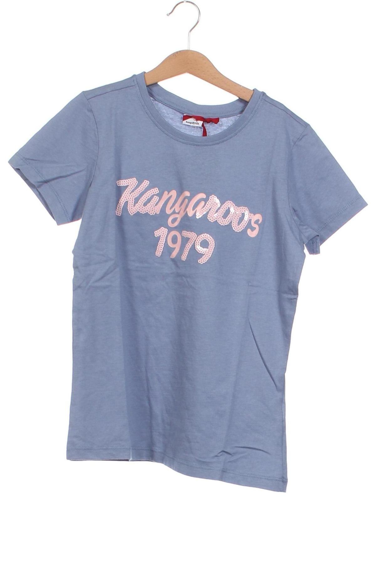 Kinder T-Shirt Kangaroos, Größe 11-12y/ 152-158 cm, Farbe Blau, Preis € 18,04