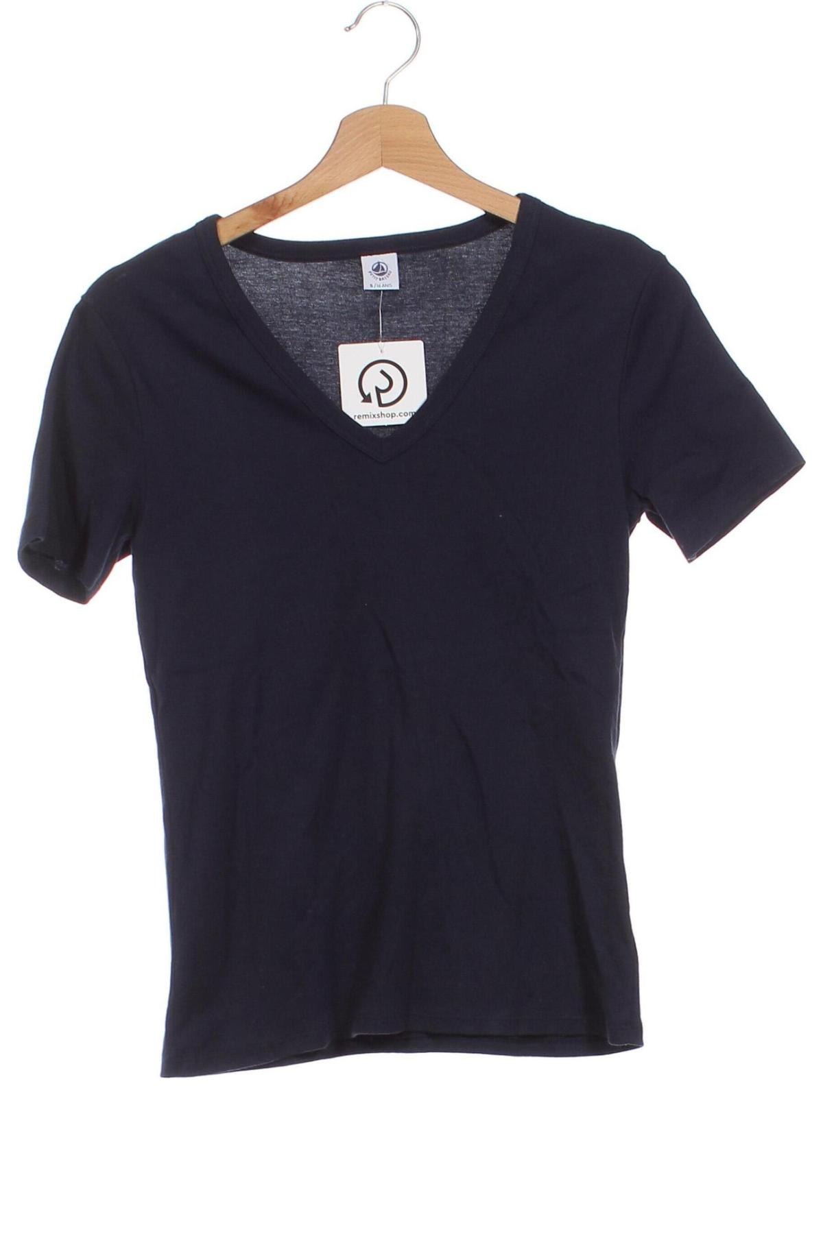 Παιδικό μπλουζάκι Petit Bateau, Μέγεθος 15-18y/ 170-176 εκ., Χρώμα Μπλέ, Τιμή 21,56 €