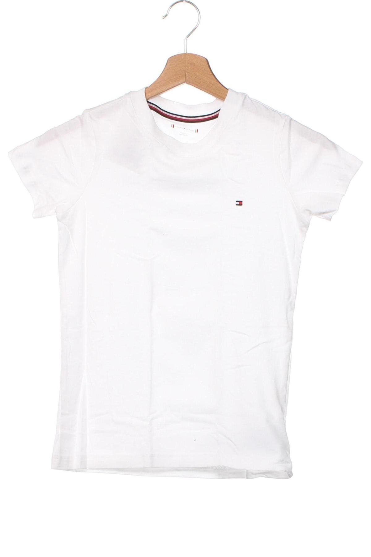 Dziecięcy T-shirt Tommy Hilfiger, Rozmiar 9-10y/ 140-146 cm, Kolor Biały, Cena 115,15 zł