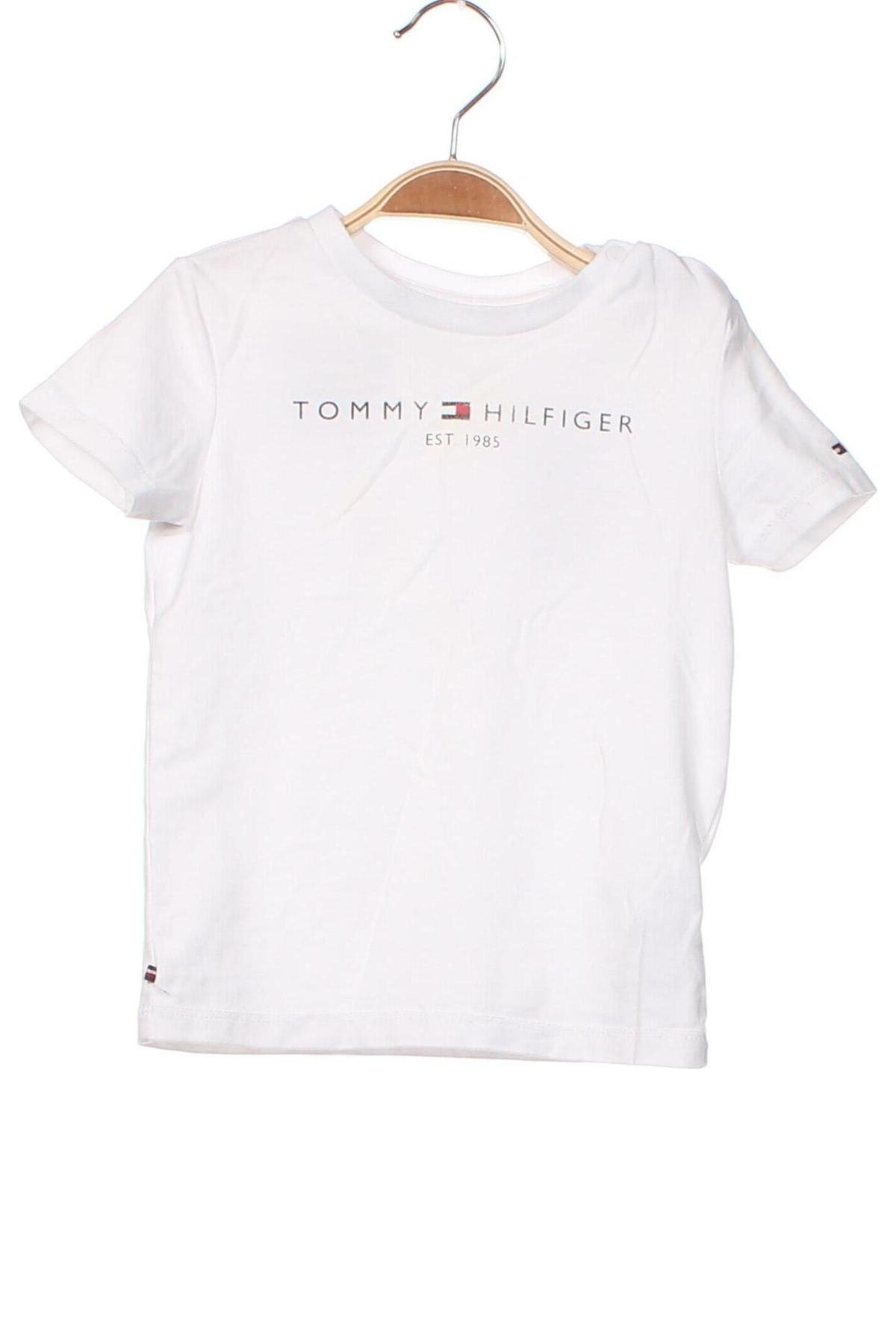 Детска тениска Tommy Hilfiger, Размер 18-24m/ 86-98 см, Цвят Бял, Цена 48,00 лв.